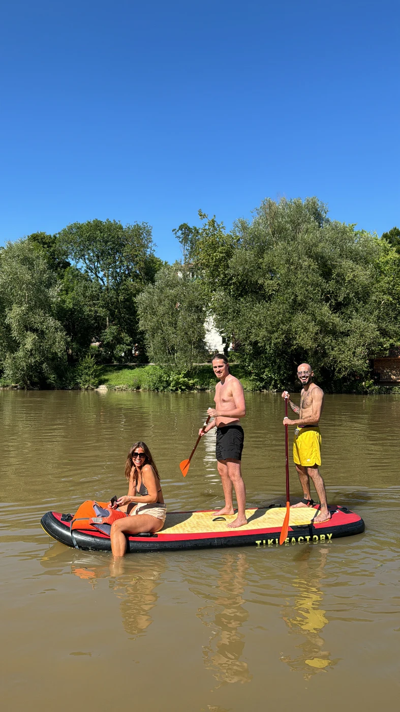 Paddle en famille sur la Marne